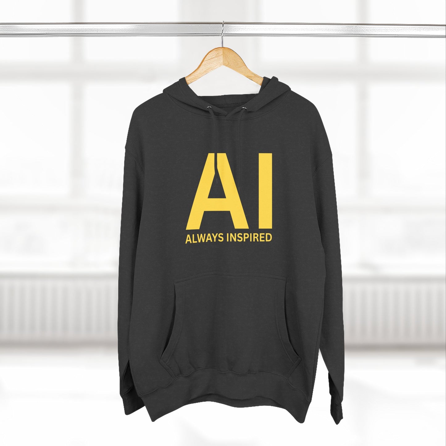 AI – Always Inspired | Unisex Hoodie - For thinkers - CA Bold