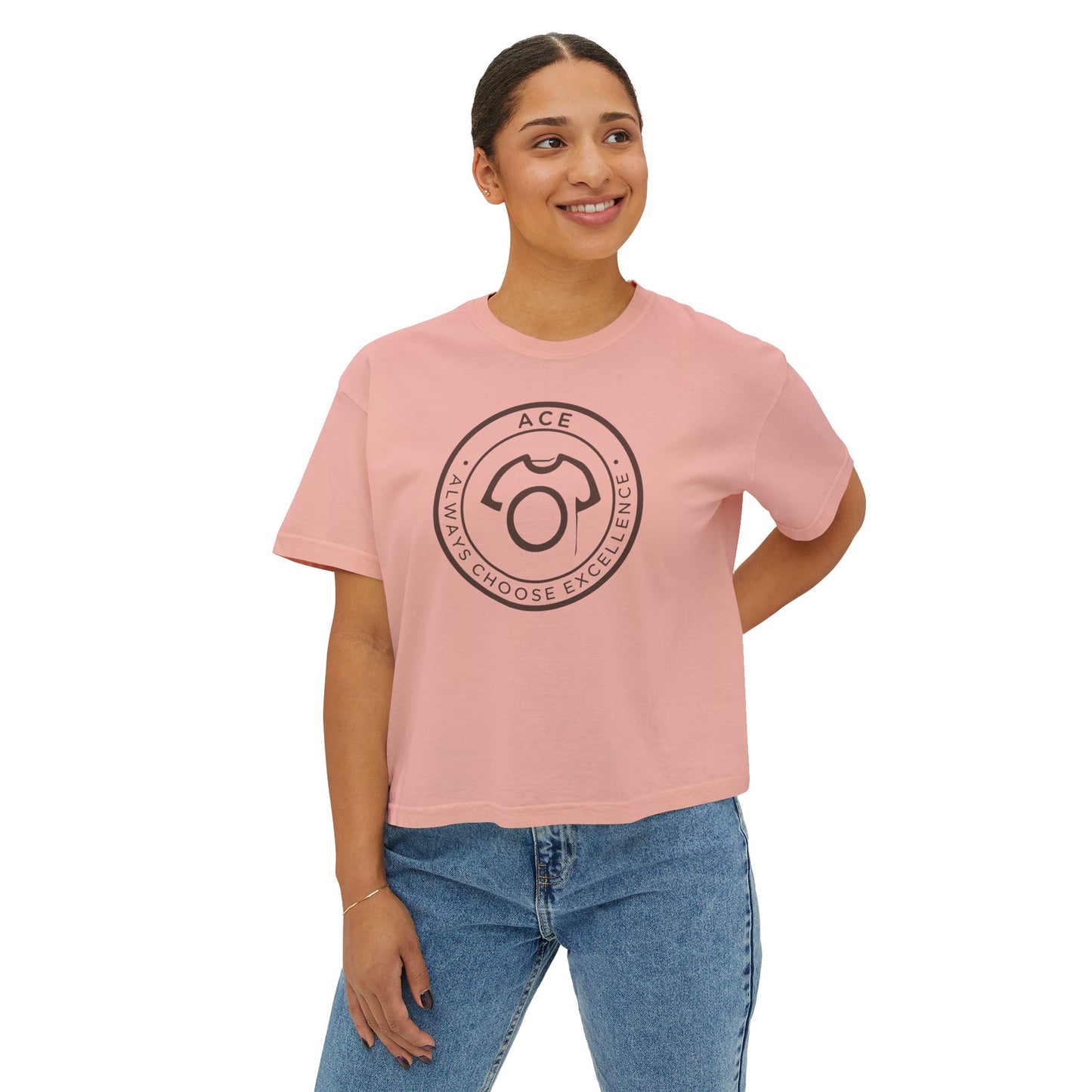 ACE Tee – Always Choose Excellence | Women’s Boxy Fit Tee