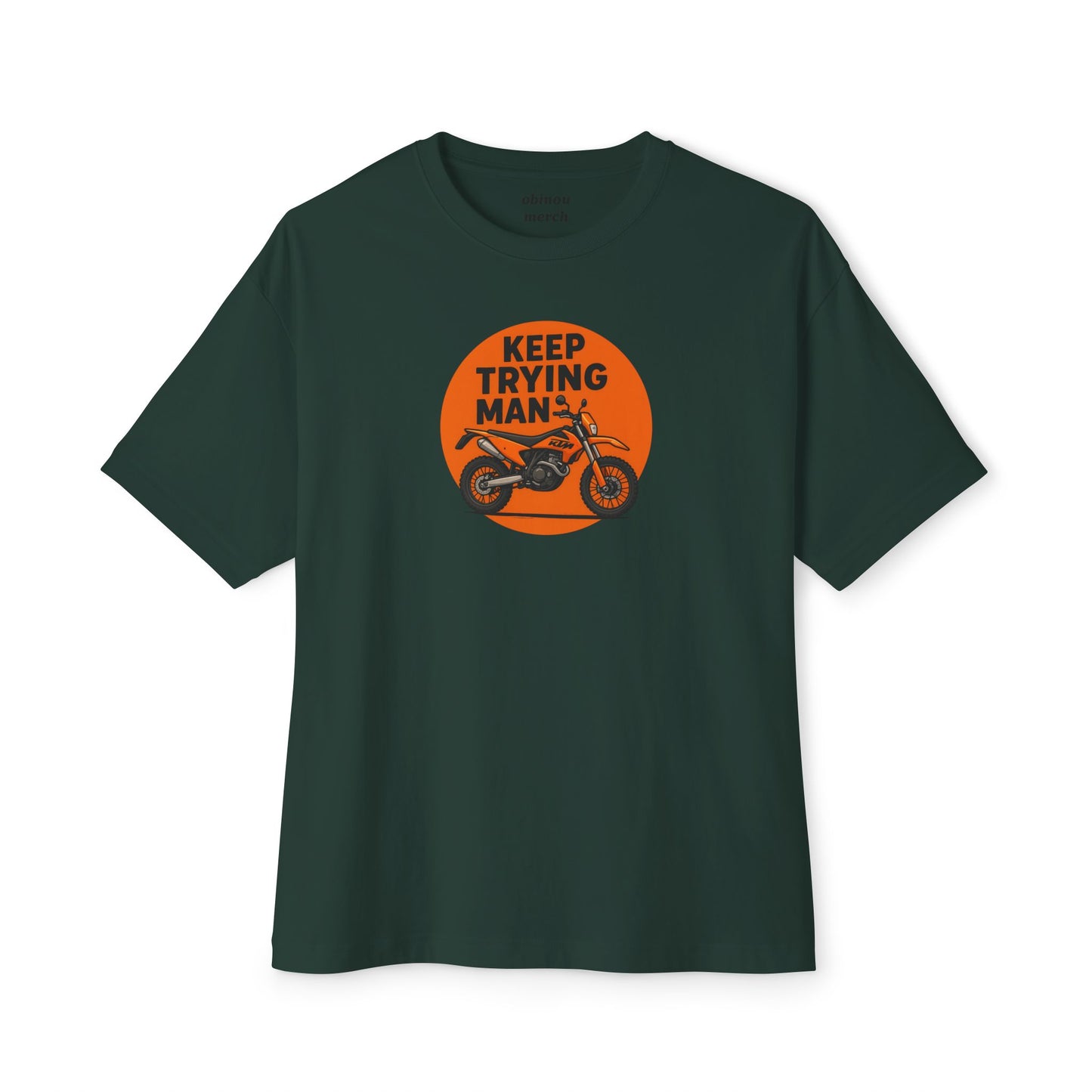 Oversized KTM Tee – Keep Trying Man | Unisex Cotton Tee