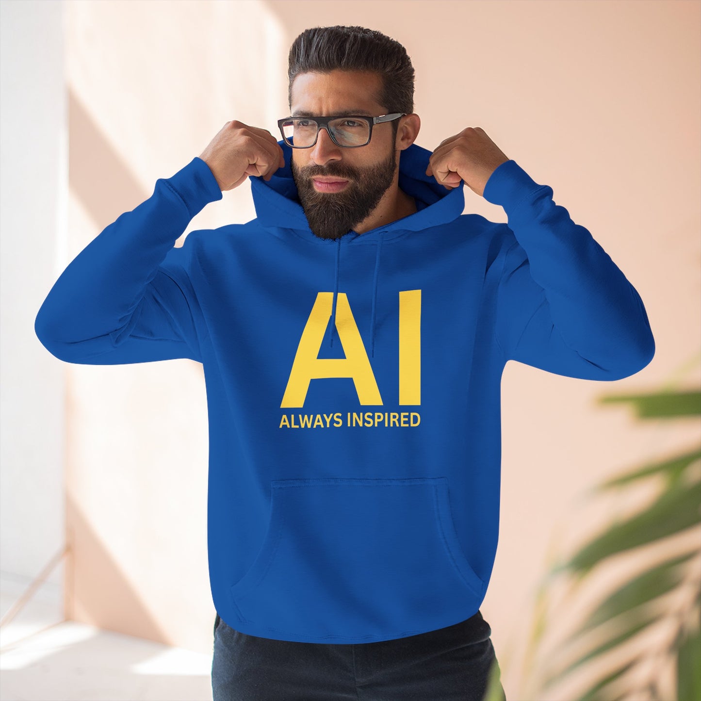 AI – Always Inspired | Unisex Hoodie - For thinkers - CA Bold