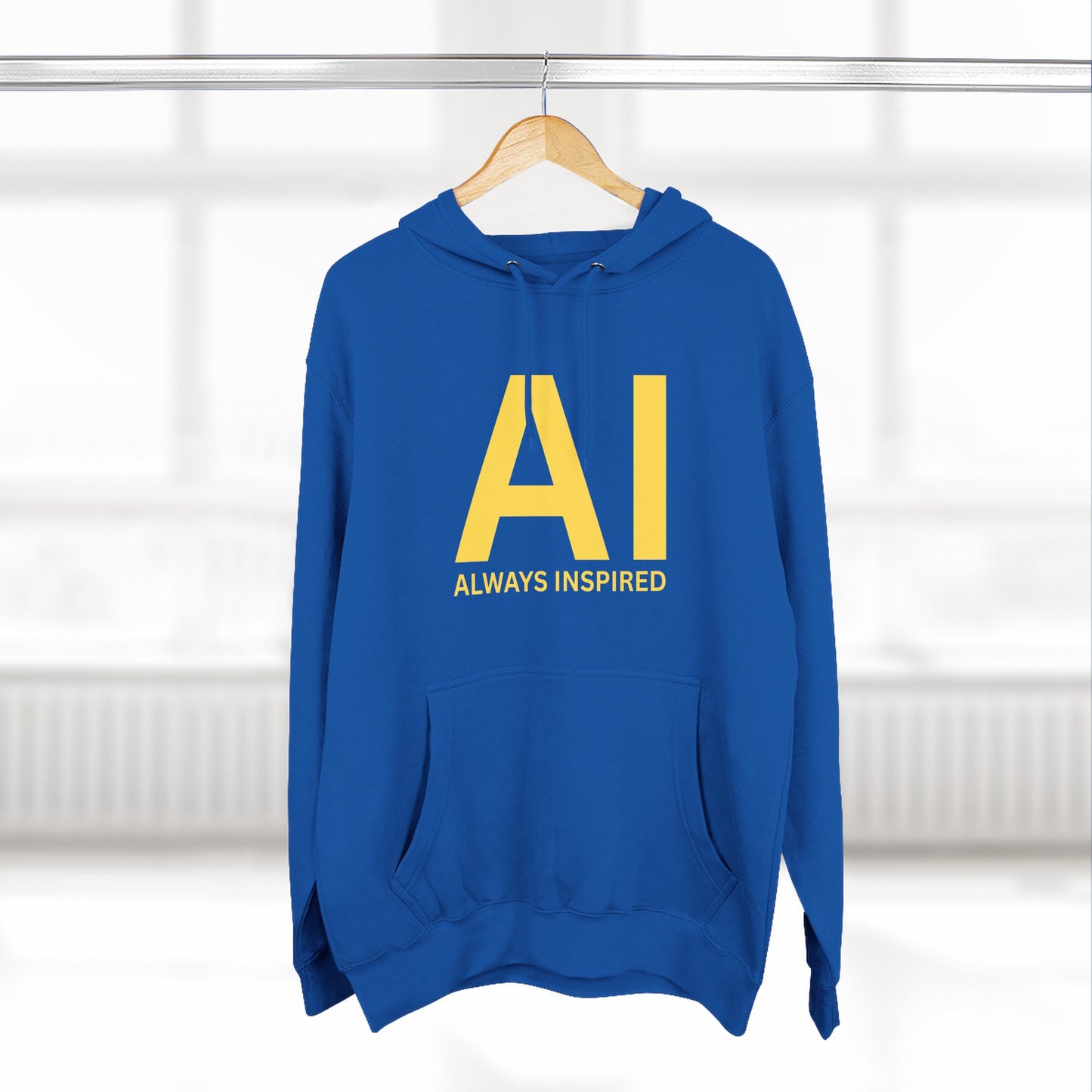 AI – Always Inspired | Unisex Hoodie - For thinkers - CA Bold