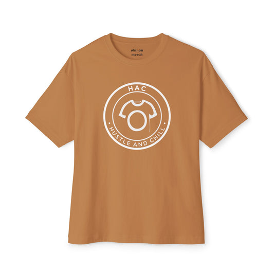 Oversized HAC Tee – Hustle And Chill | Unisex Cotton Tee - Grind smart, Chill harder