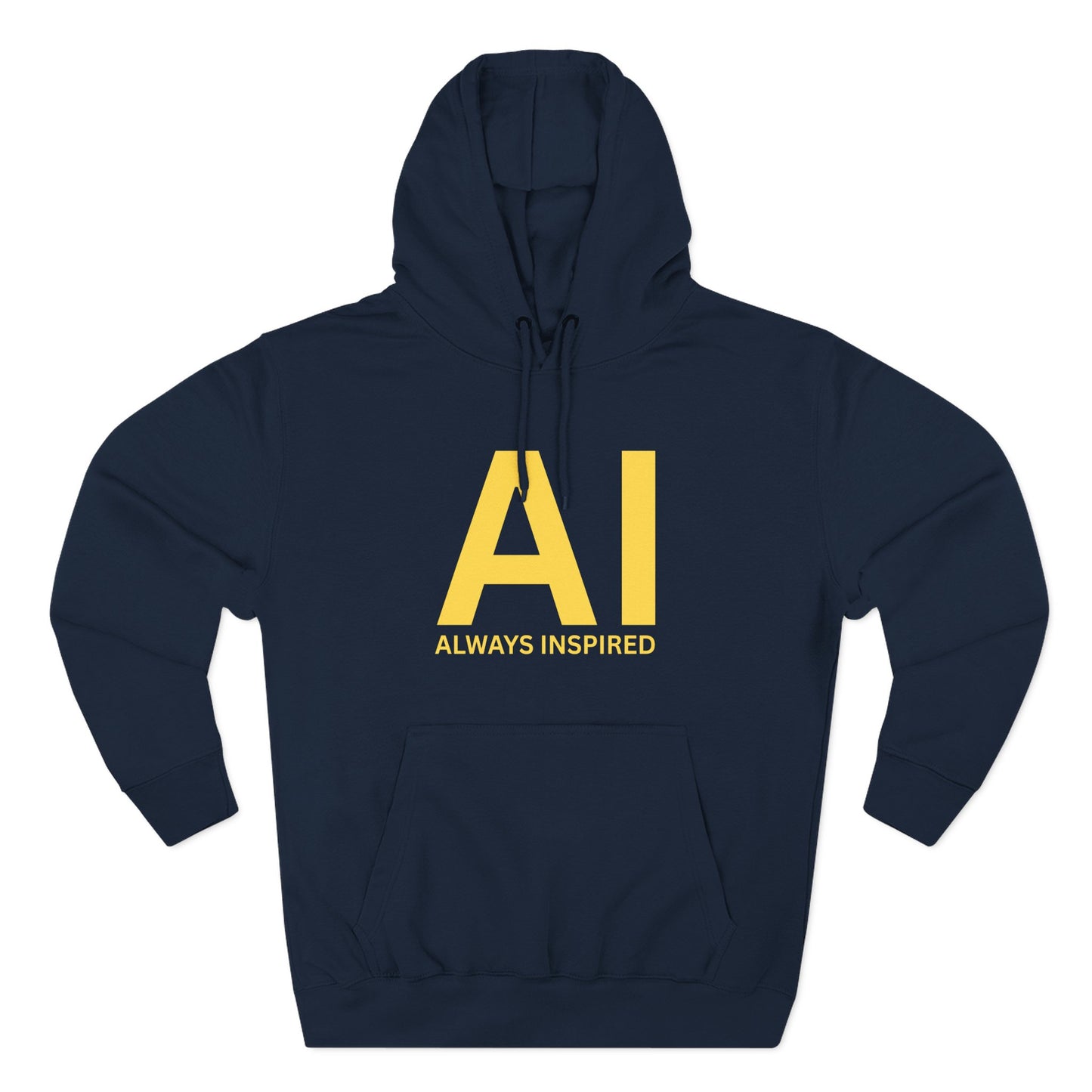 AI – Always Inspired | Unisex Hoodie - For thinkers - CA Bold