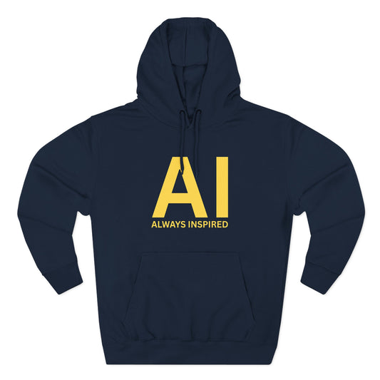 AI – Always Inspired | Unisex Hoodie - For thinkers - CA Bold