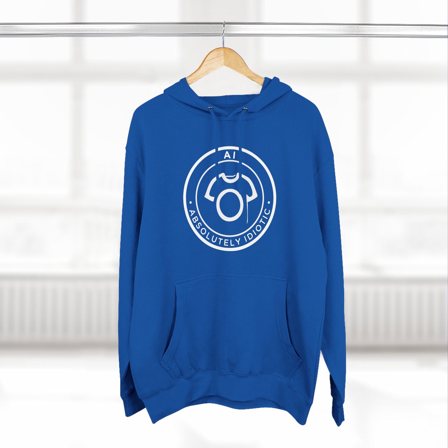 AI – Absolutely idiotic | Unisex Hoodie - Cheeky take on AI - CA