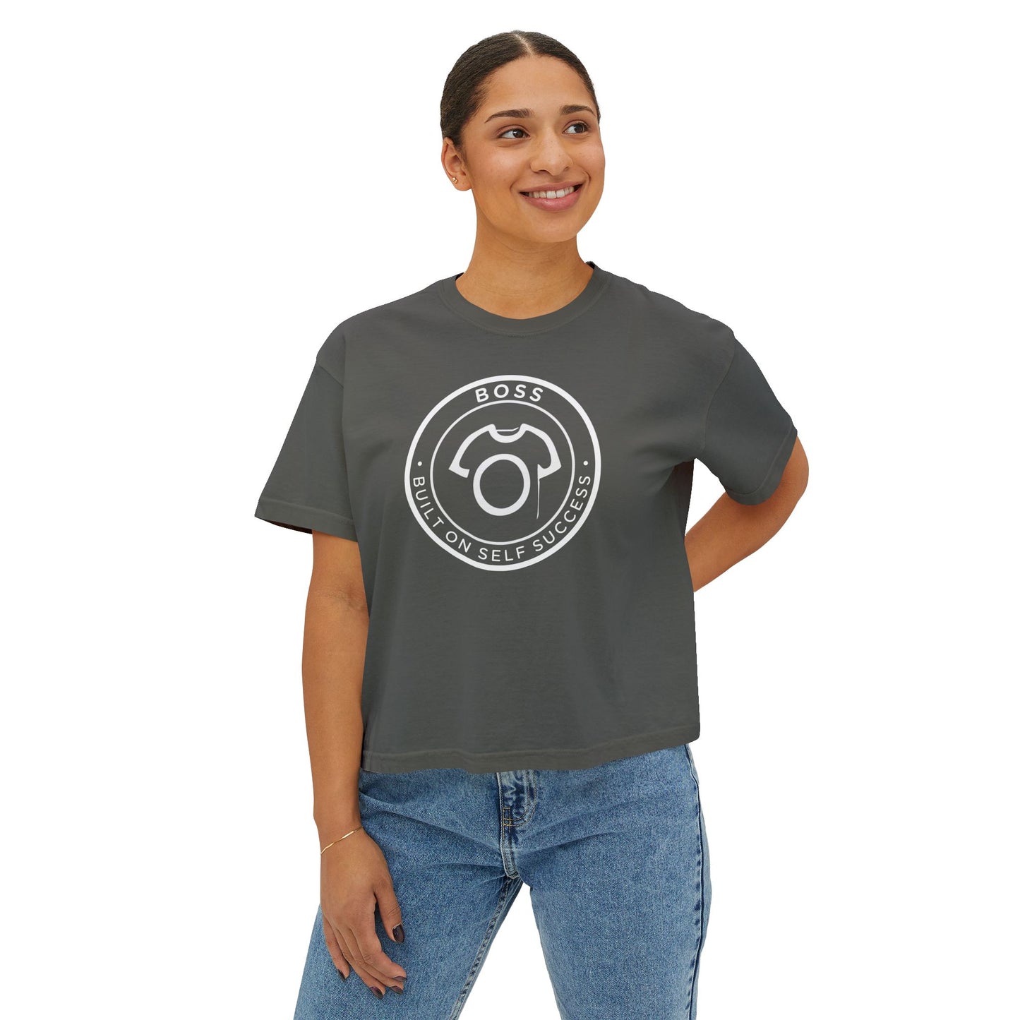 BOSS Tee – Built On Self Success | Women’s Boxy Fit Tee